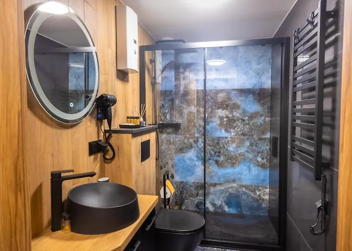 شقة Domki W Gorach Z Prywatnym Spa - 4 Seasons Lodges Ustron - Domek A